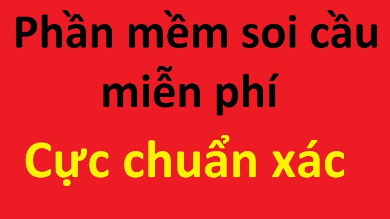 Phần mềm soi cầu lô đề